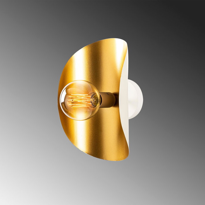 Opviq Sivani - MR - 840 Lámpara de pared Blanco y Oro Opviq Sivani - MR - 840 Lámpara de pared Blanco y Oro